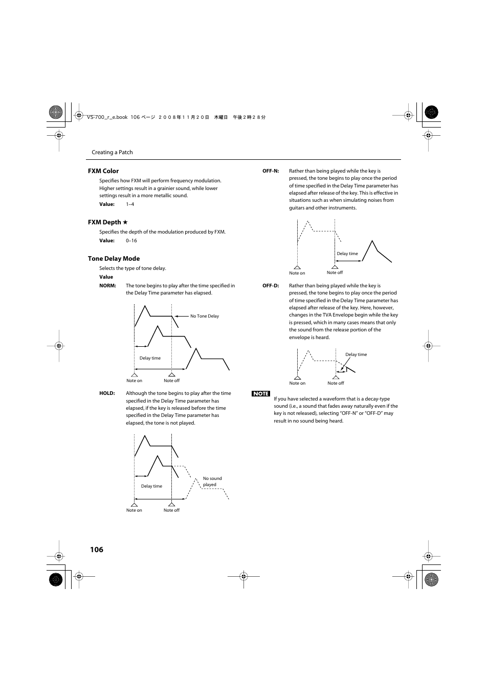 Roland Sonar V-Studio VS-700 User Manual | Page 106 / 188