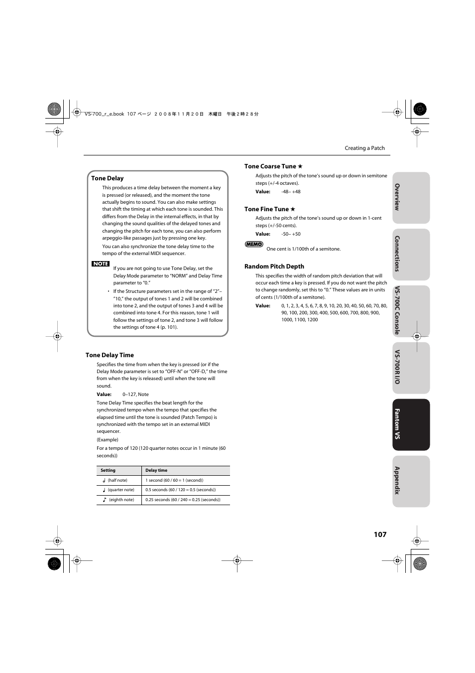 Roland Sonar V-Studio VS-700 User Manual | Page 107 / 188