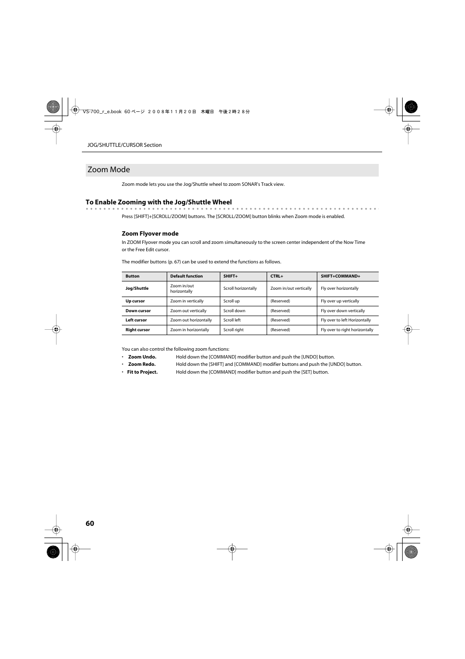 Zoom mode, Information, refer to, P. 60) | Roland Sonar V-Studio VS-700 User Manual | Page 60 / 188