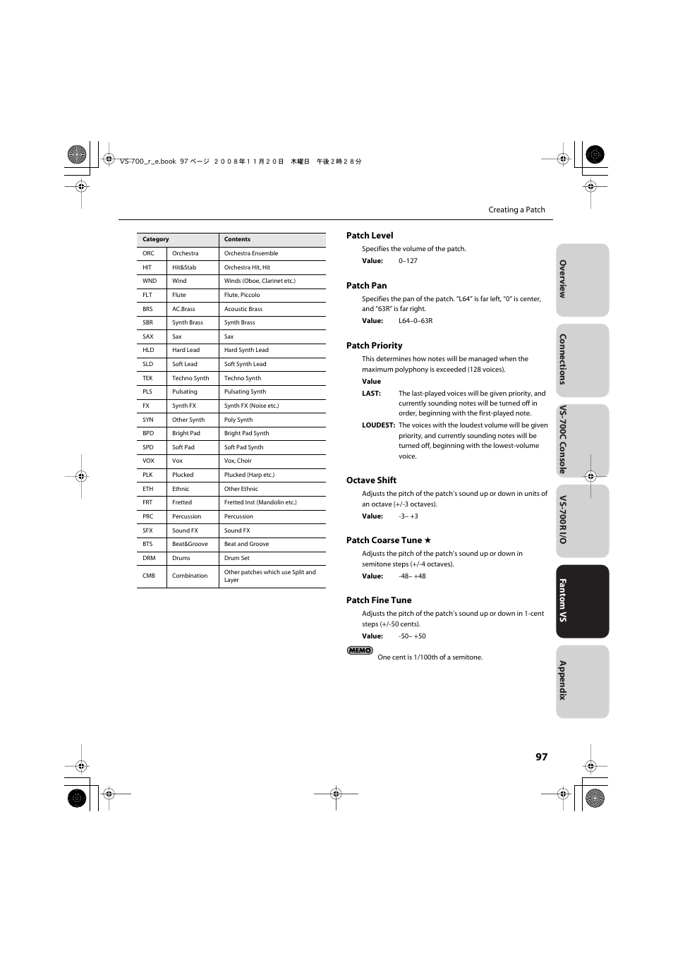 Roland Sonar V-Studio VS-700 User Manual | Page 97 / 188