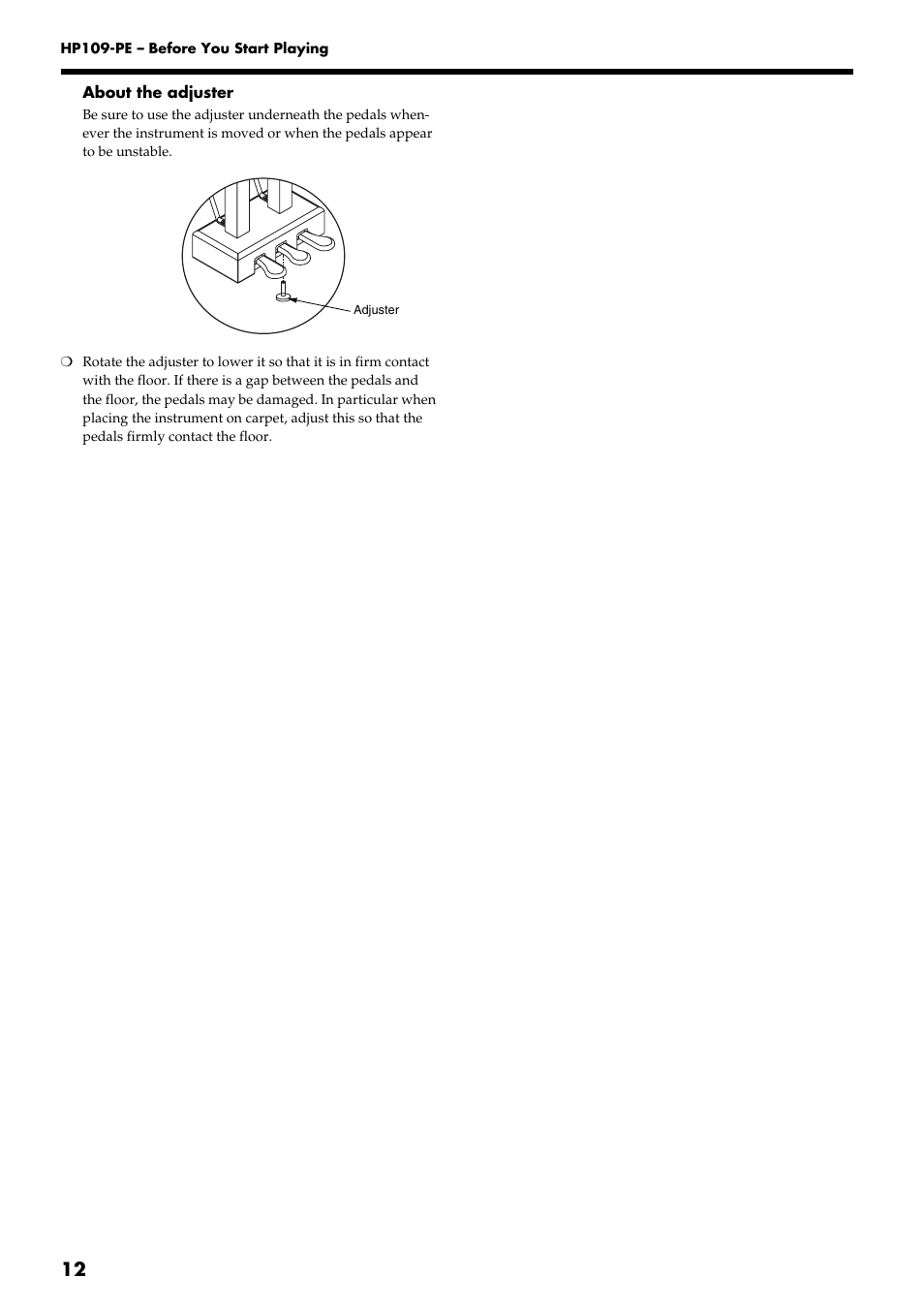 Roland HP109-PE User Manual | Page 14 / 250