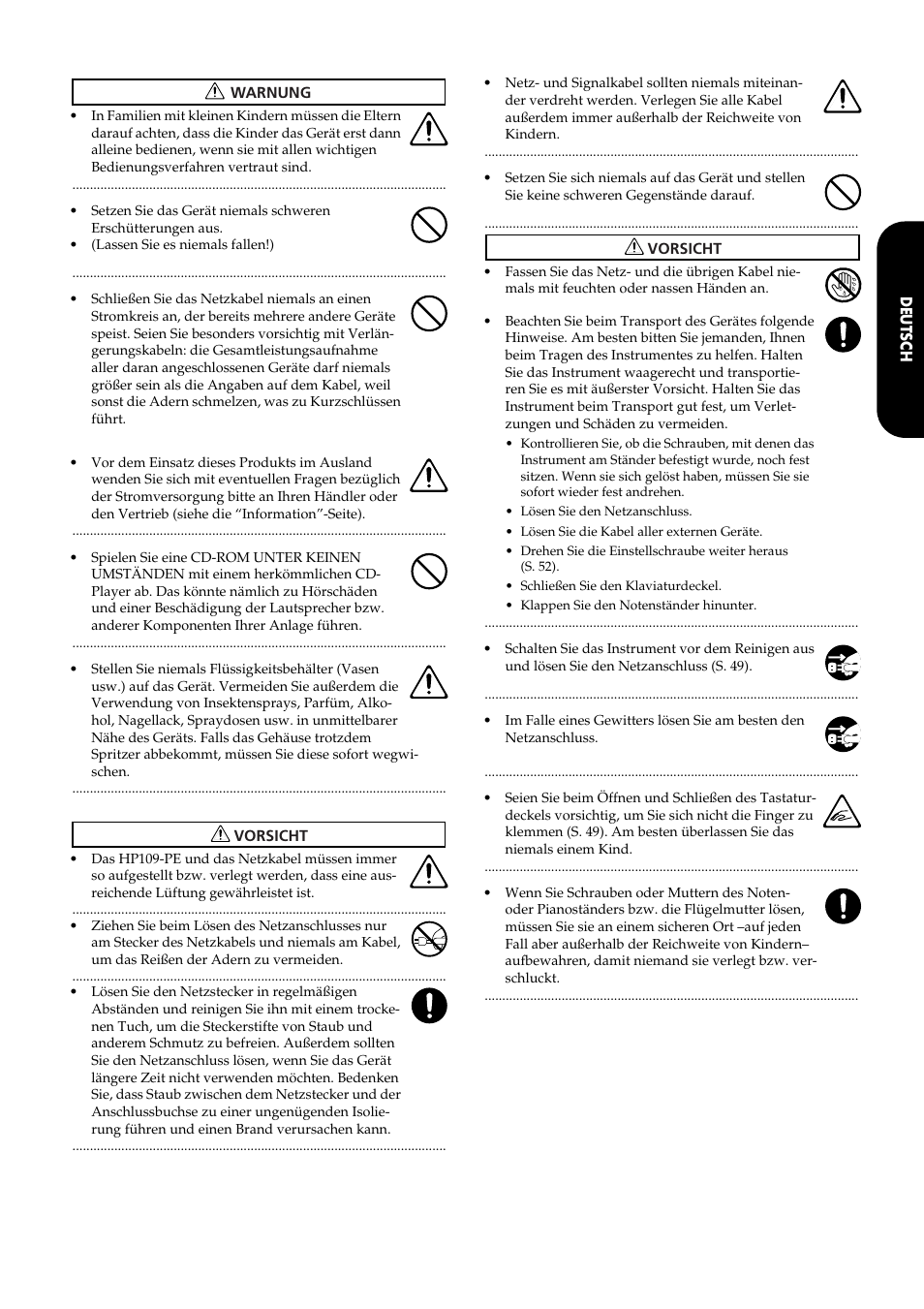 Roland HP109-PE User Manual | Page 45 / 250