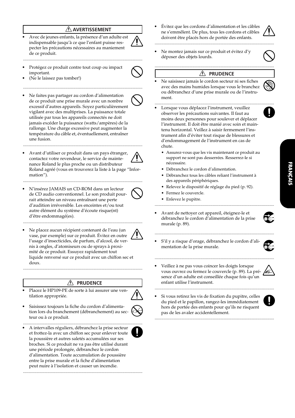 Roland HP109-PE User Manual | Page 85 / 250