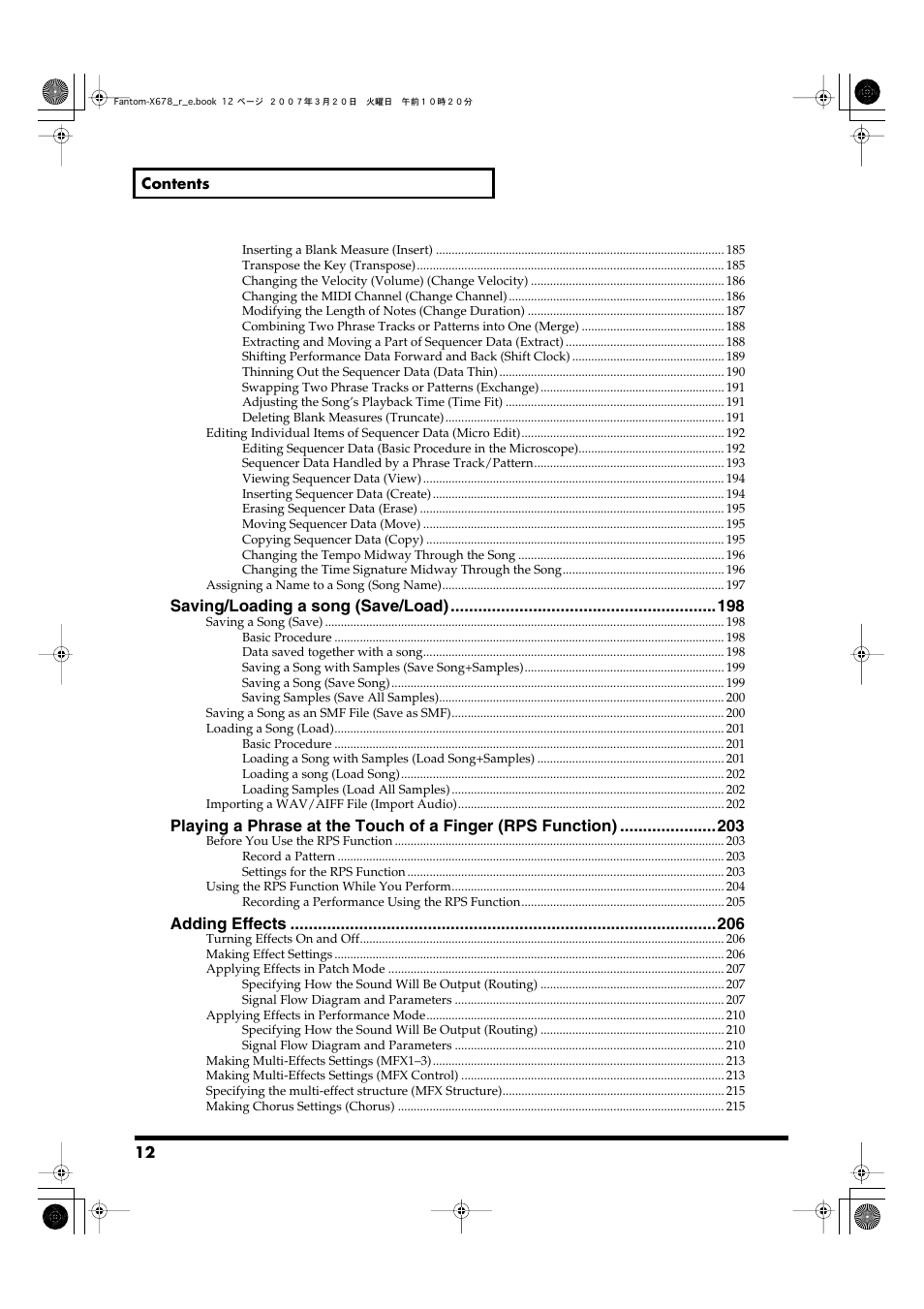 Roland X-6 User Manual | Page 12 / 348