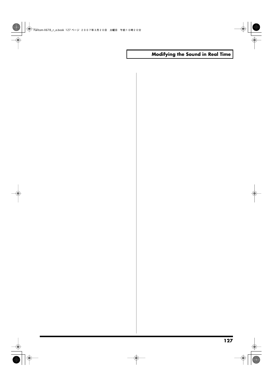 Roland X-6 User Manual | Page 127 / 348