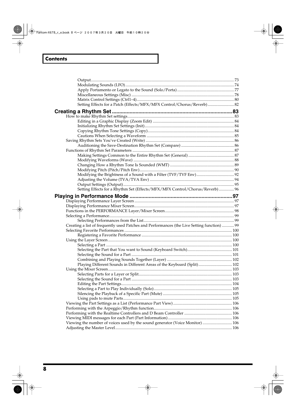 Roland X-6 User Manual | Page 8 / 348