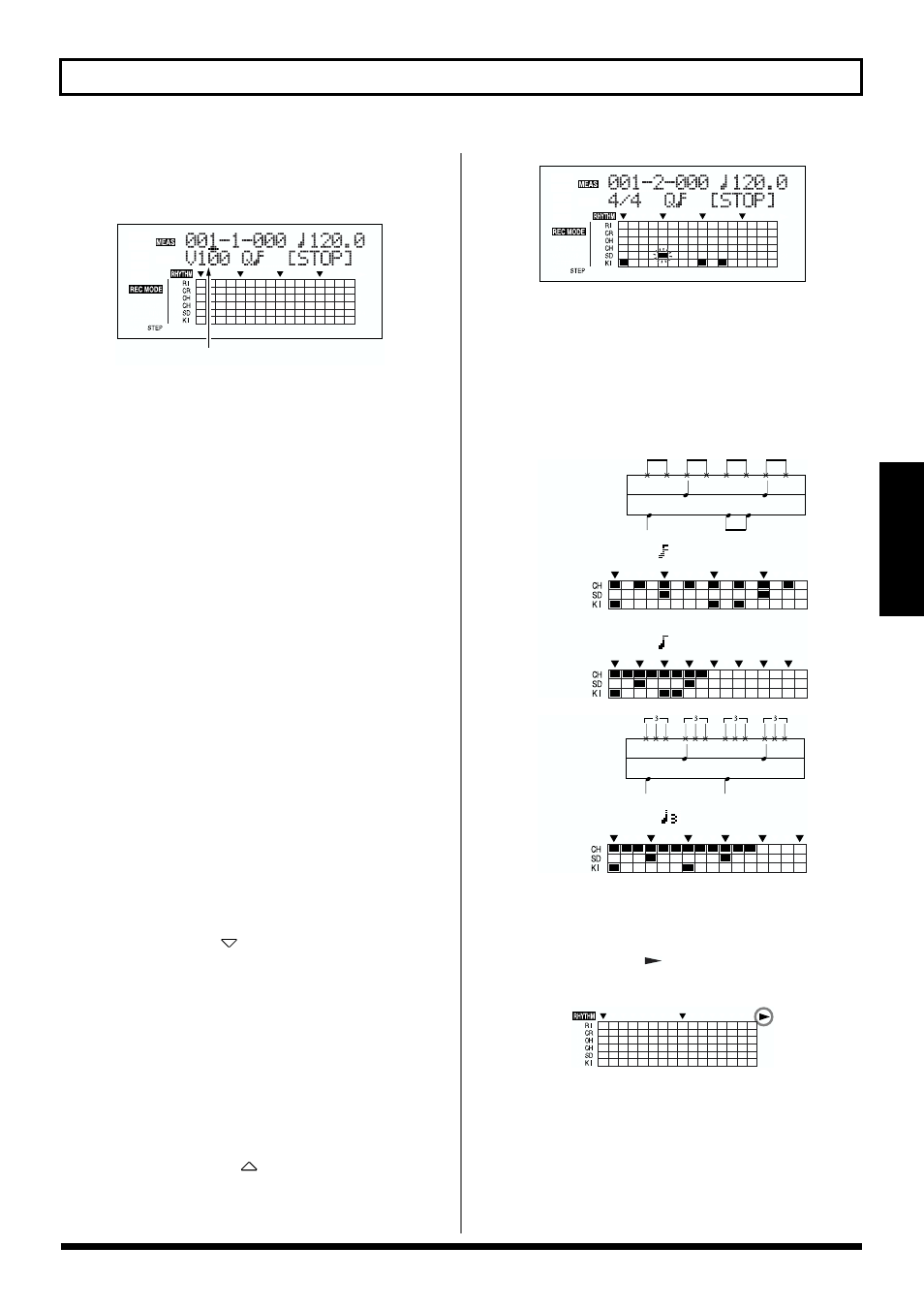 101 creating original patterns | Roland BR-864 User Manual | Page 101 / 200