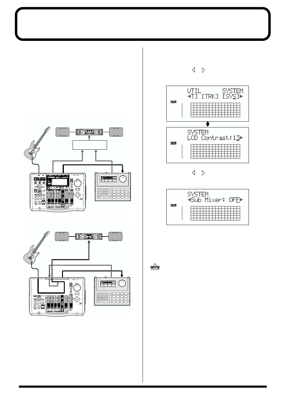 Using the audio sub mix function | Roland BR-864 User Manual | Page 146 / 200
