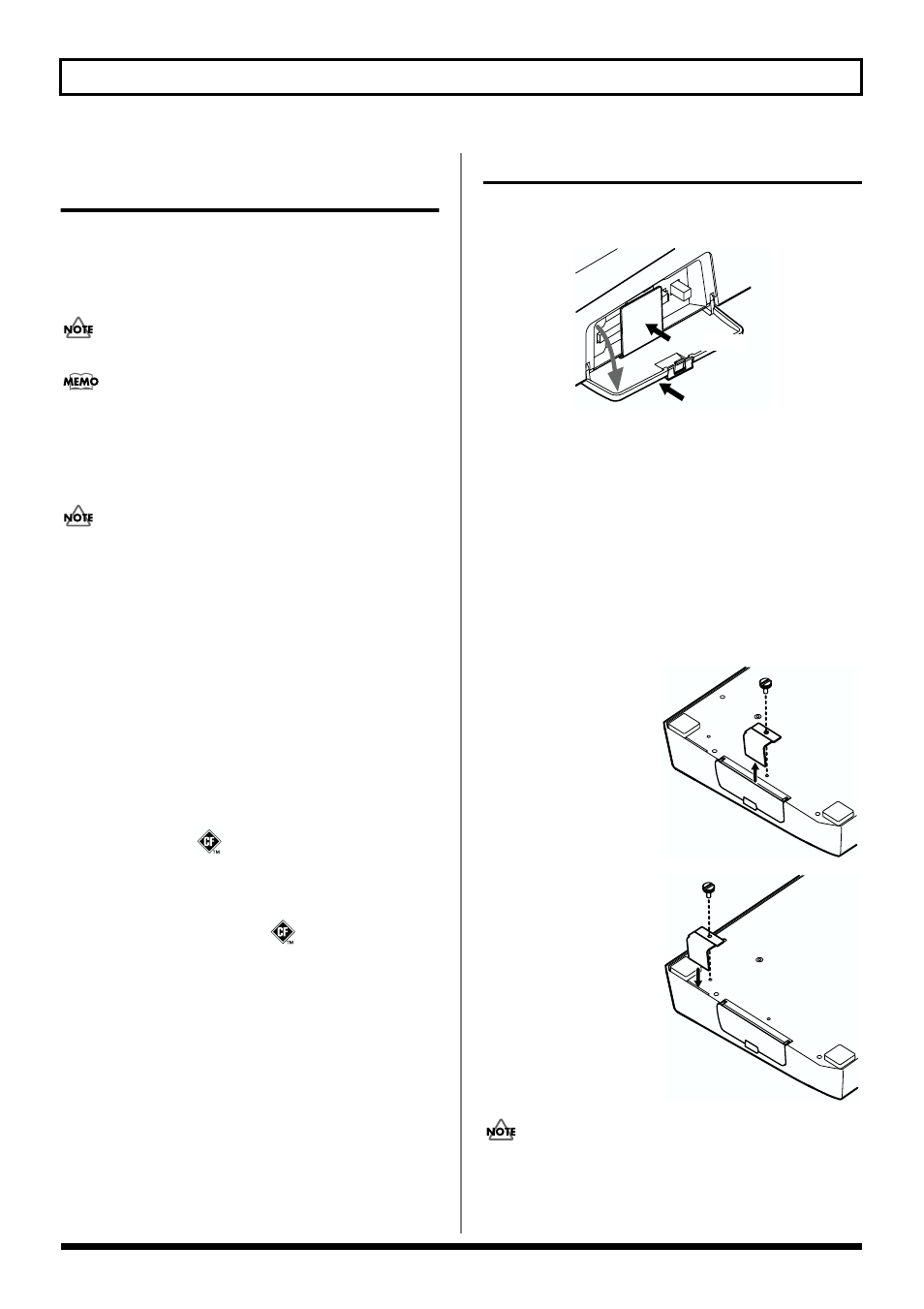 Memory cards supported by your br-864, How to remove the card protector | Roland BR-864 User Manual | Page 16 / 200