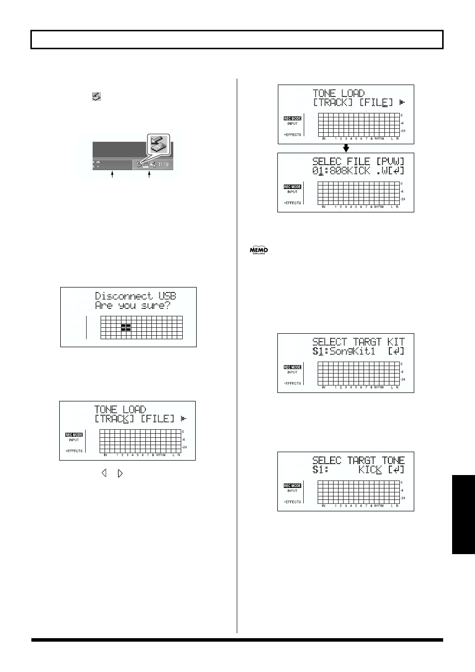 171 loading drum sounds from wav/aiff files | Roland BR-864 User Manual | Page 171 / 200