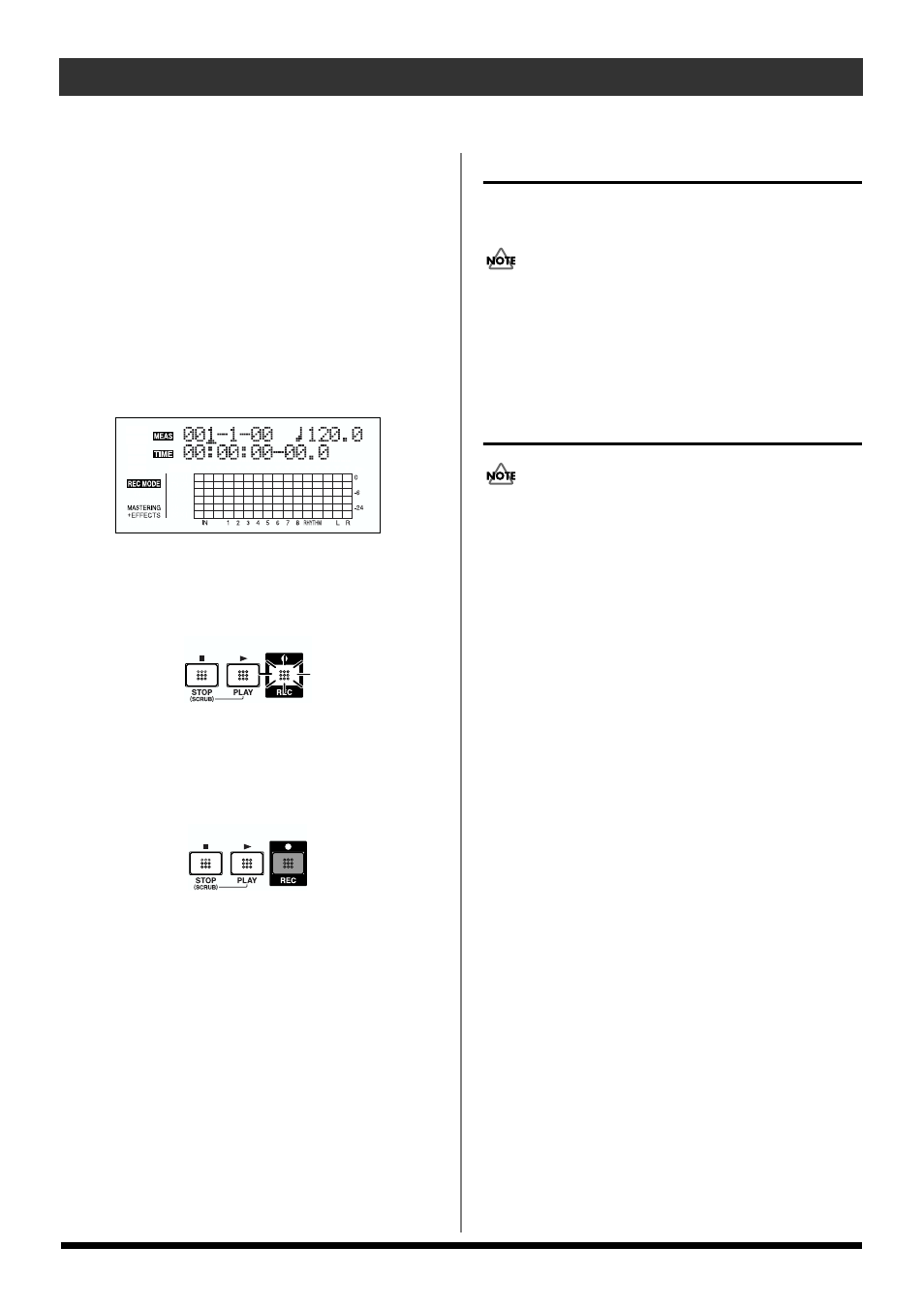 12) turning off the power, 13) removing the memory card, 44 recording/playing back a song | Roland BR-864 User Manual | Page 44 / 200