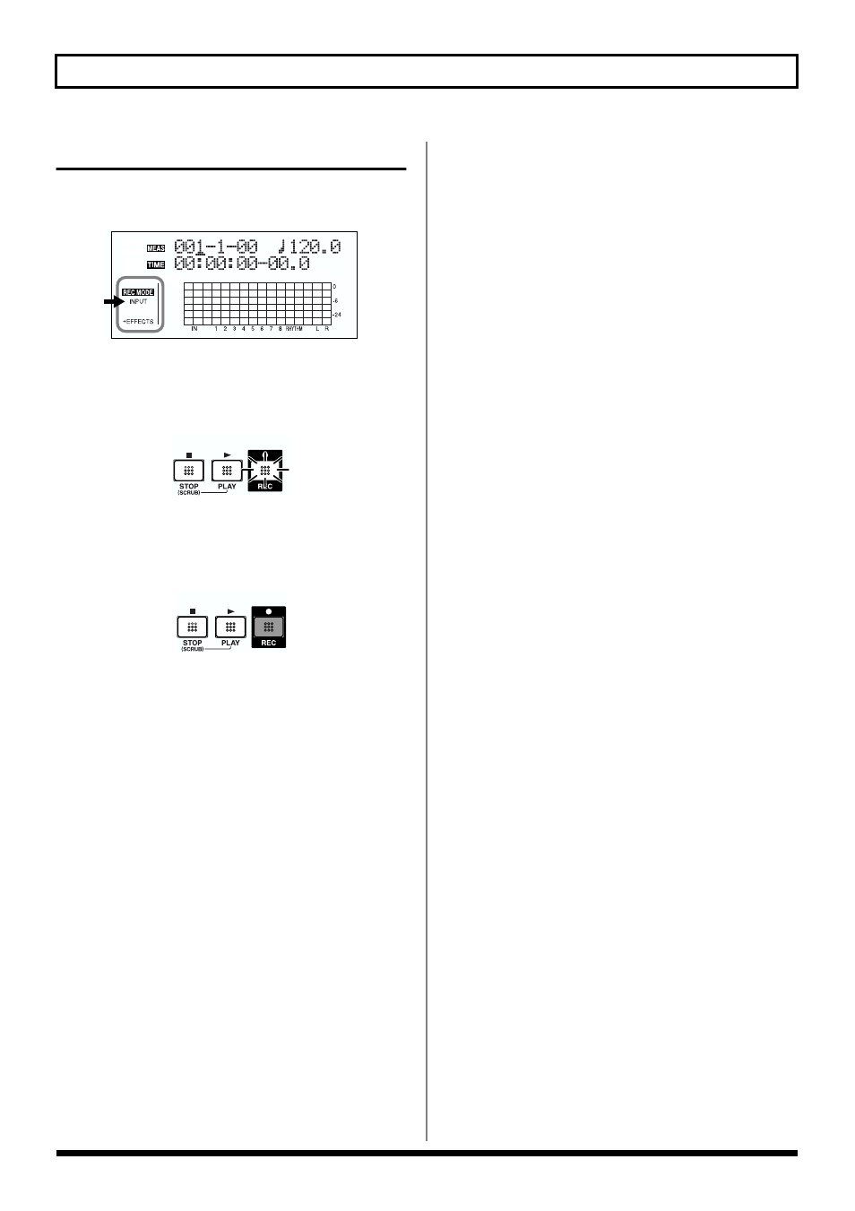 Recording operations, 48 recording | Roland BR-864 User Manual | Page 48 / 200