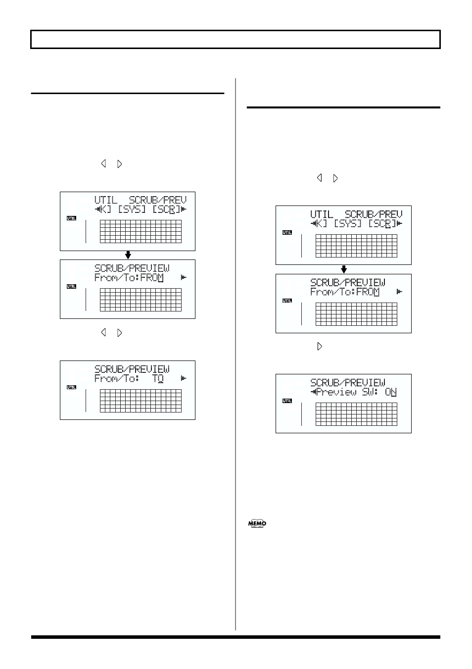 Changing the scrub points | Roland BR-864 User Manual | Page 72 / 200