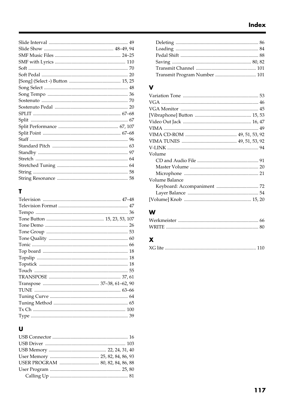 Roland RG-3 User Manual | Page 119 / 124