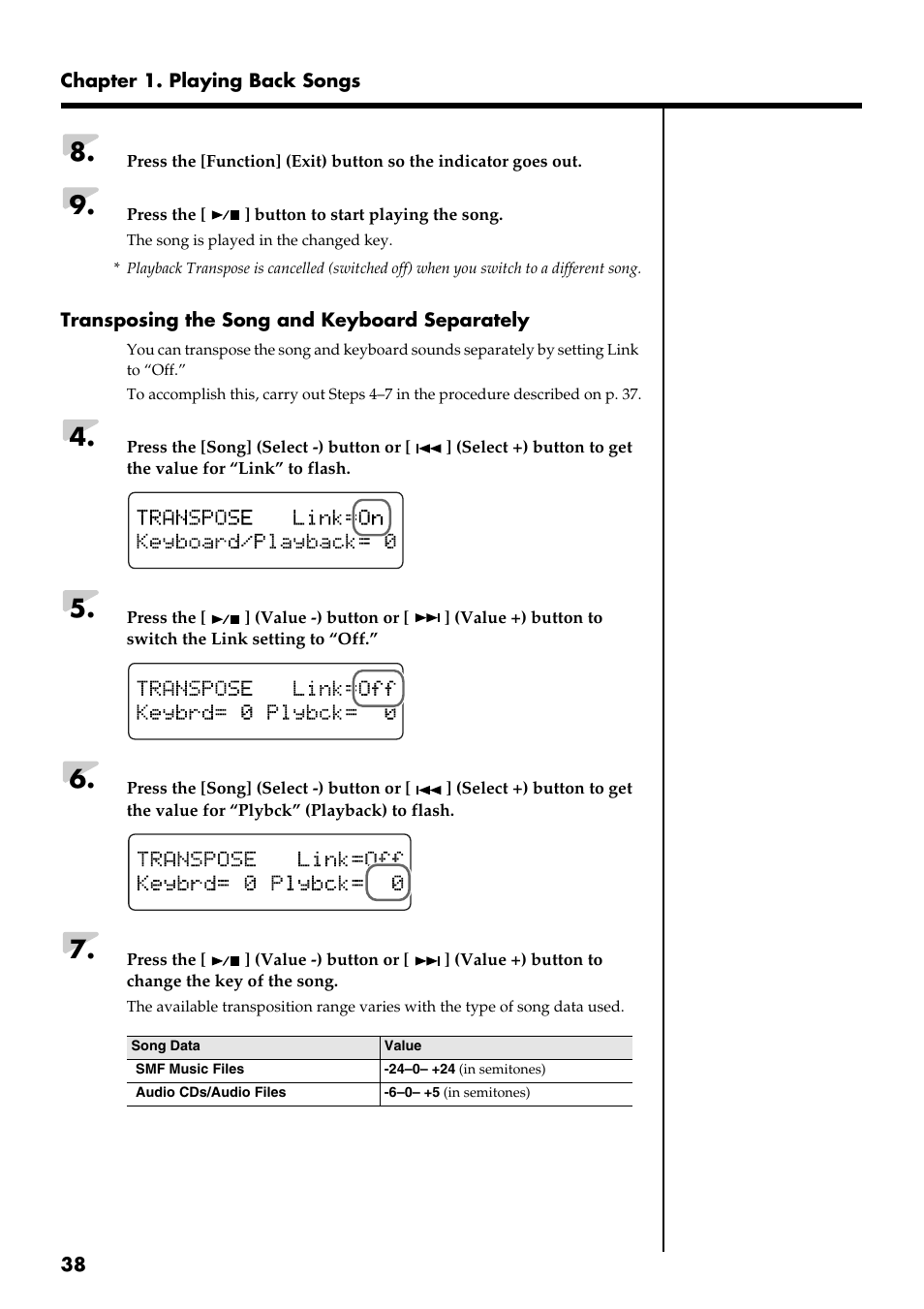 Roland RG-3 User Manual | Page 40 / 124