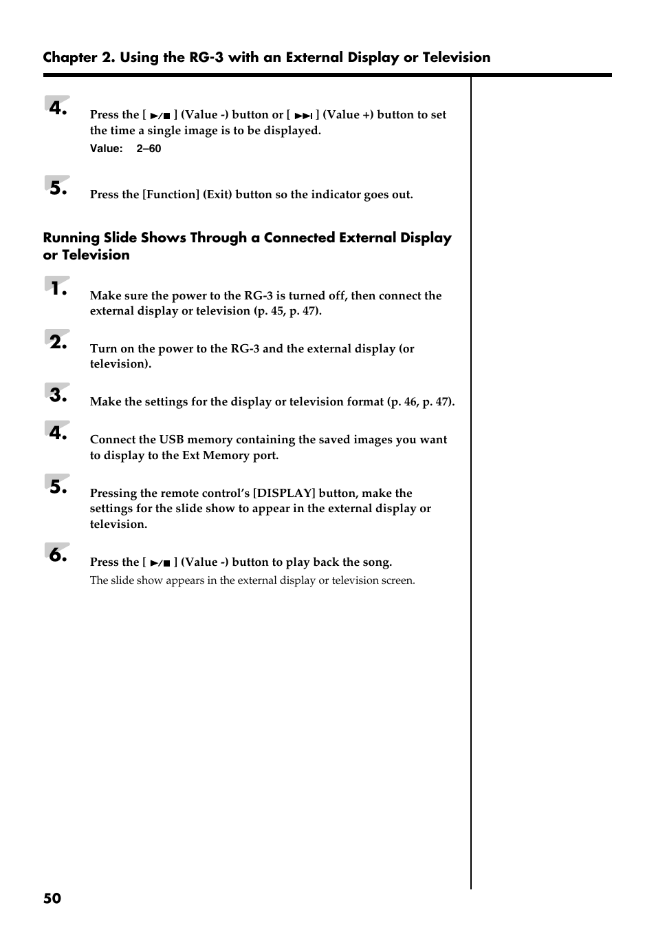 Roland RG-3 User Manual | Page 52 / 124