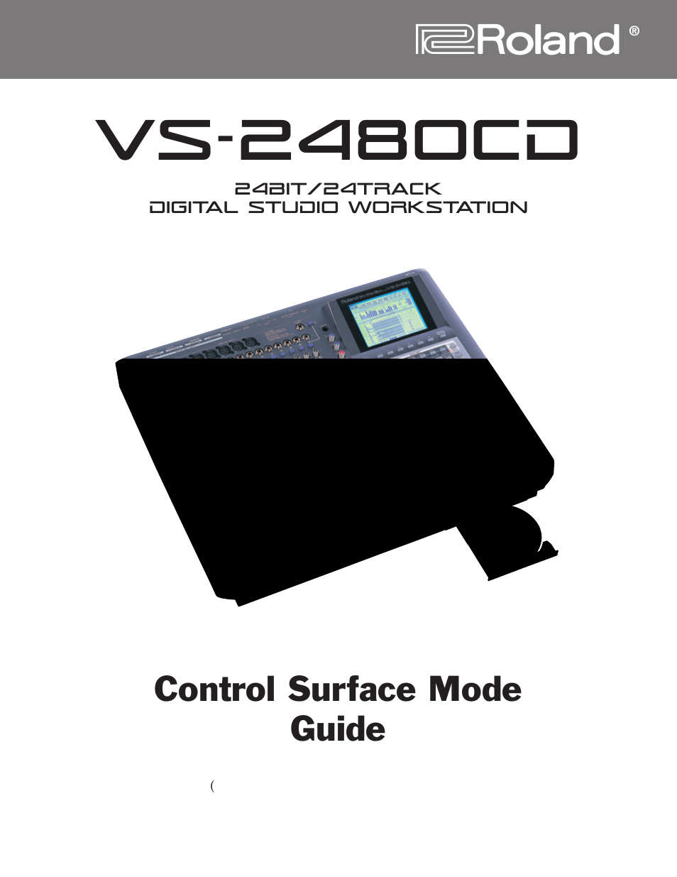 Roland VS-2480CD User Manual | 30 pages