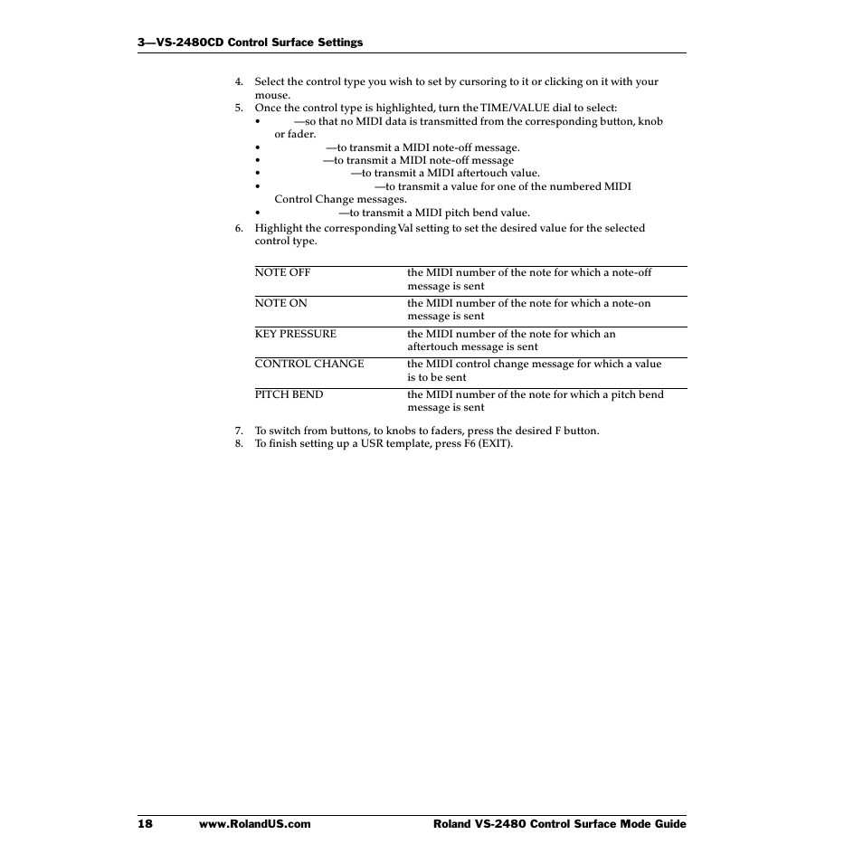 Roland VS-2480CD User Manual | Page 18 / 30