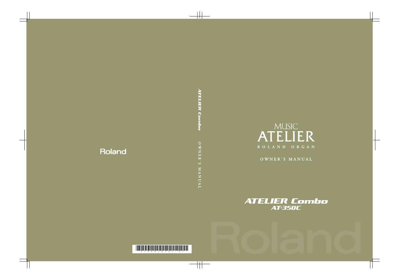 Roland ATELIER Combo AT-350C User Manual | 132 pages