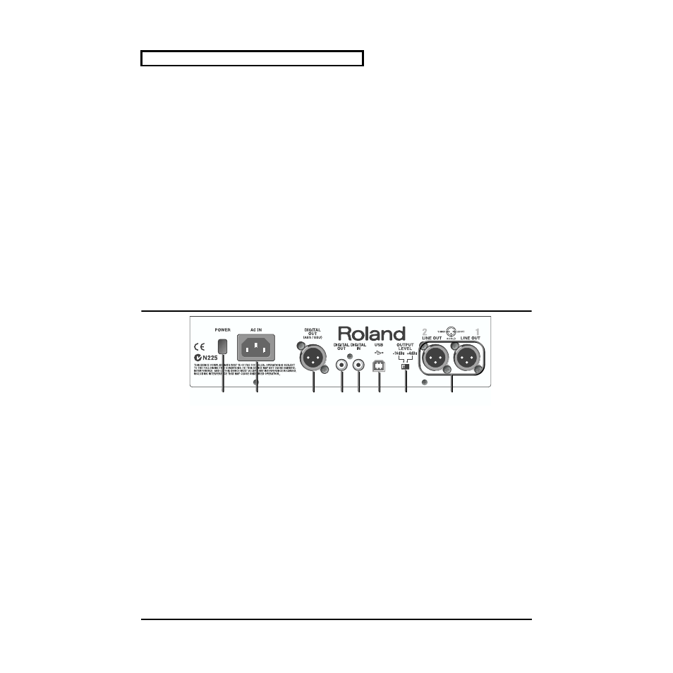 Rear panel | Roland MMP-2 User Manual | Page 10 / 61