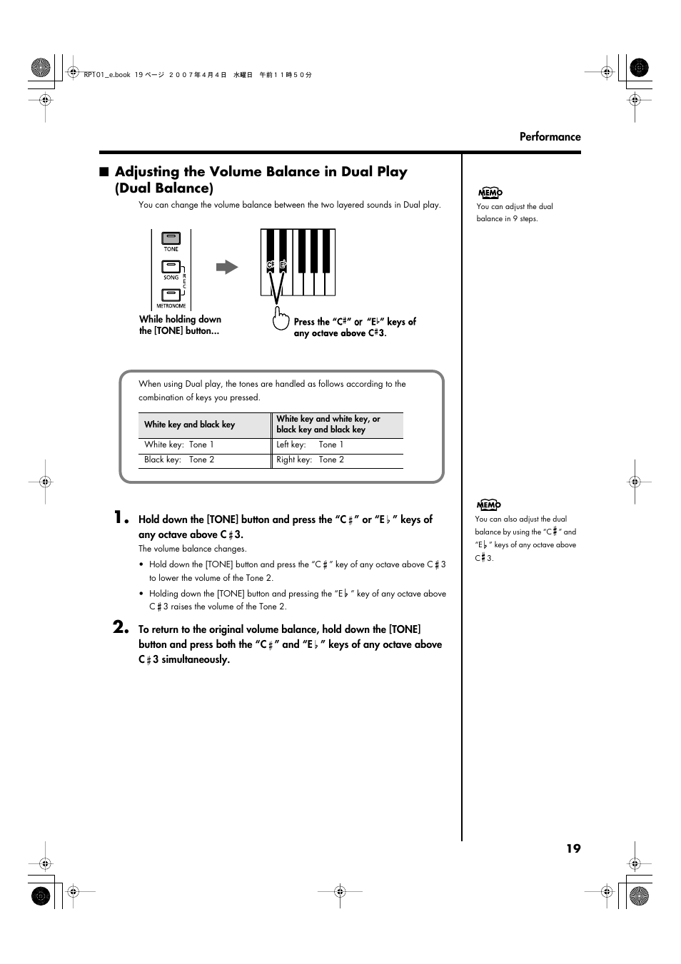 Roland RP101 User Manual | Page 19 / 52