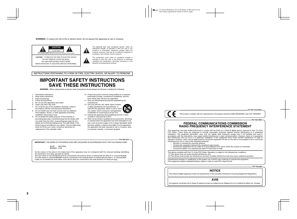 Notice avis | Roland KR107 User Manual | Page 195 / 196