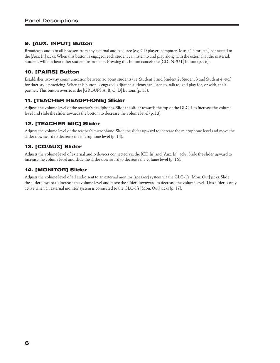 Roland Group-Learning Controller GLC-1 User Manual | Page 7 / 26