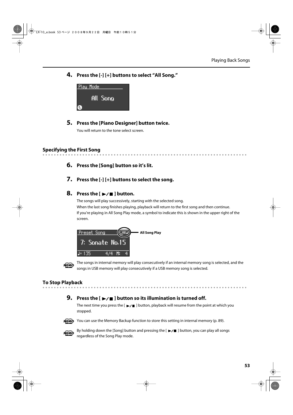 Roland LX-10 User Manual | Page 53 / 120