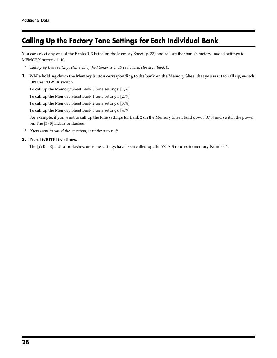 Roland VGA-3 User Manual | Page 28 / 36