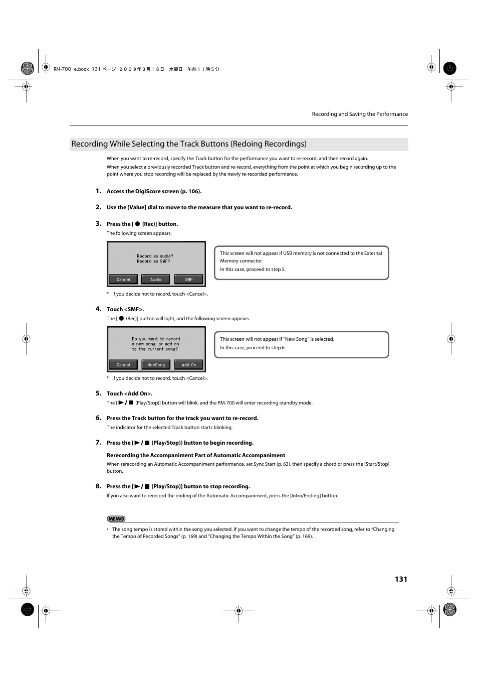 Roland RM-700 User Manual | Page 130 / 238