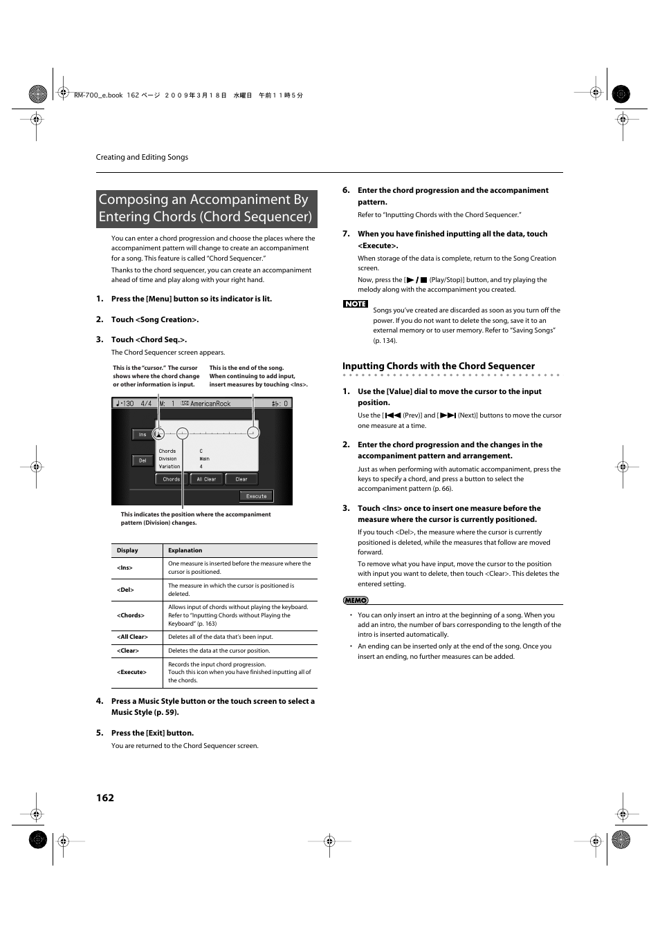 Roland RM-700 User Manual | Page 161 / 238