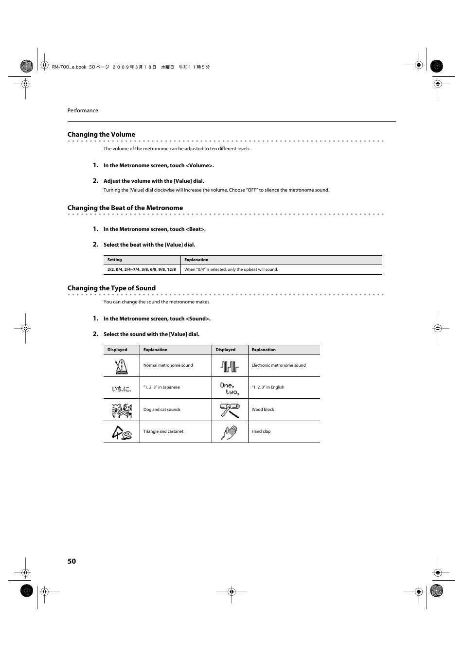 Roland RM-700 User Manual | Page 49 / 238