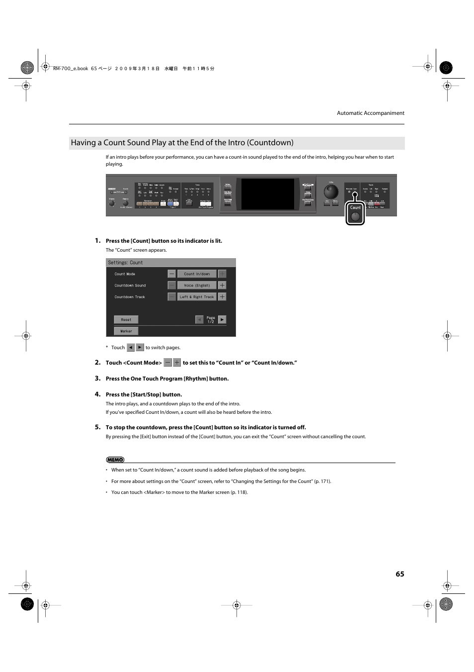 Roland RM-700 User Manual | Page 64 / 238