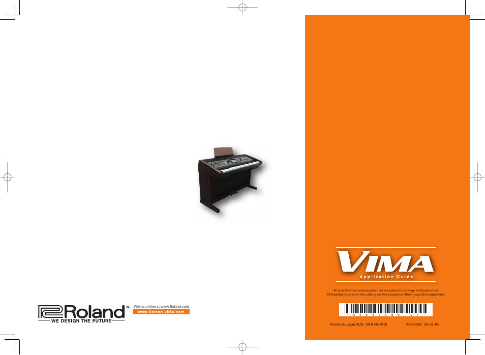 Roland Vima User Manual | Page 20 / 20