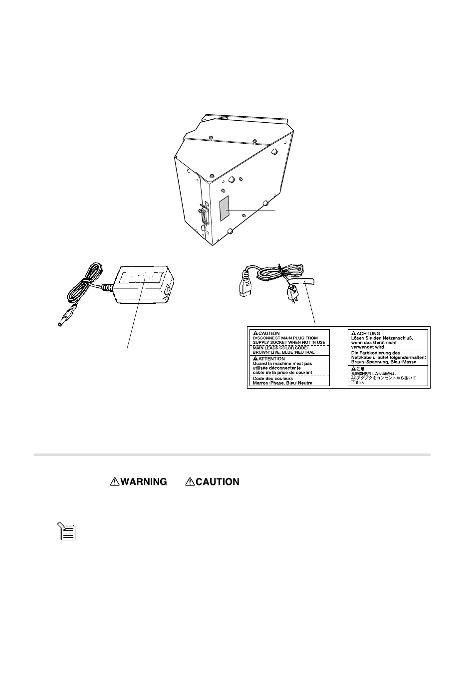 About the labels affixed to the unit | Roland MPX-50 User Manual | Page 6 / 55