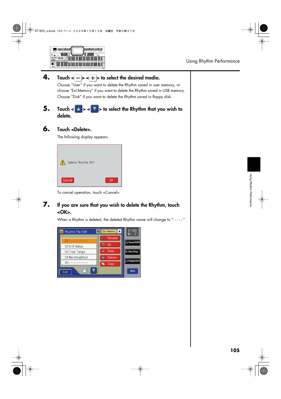 Roland AT800 User Manual | Page 105 / 292