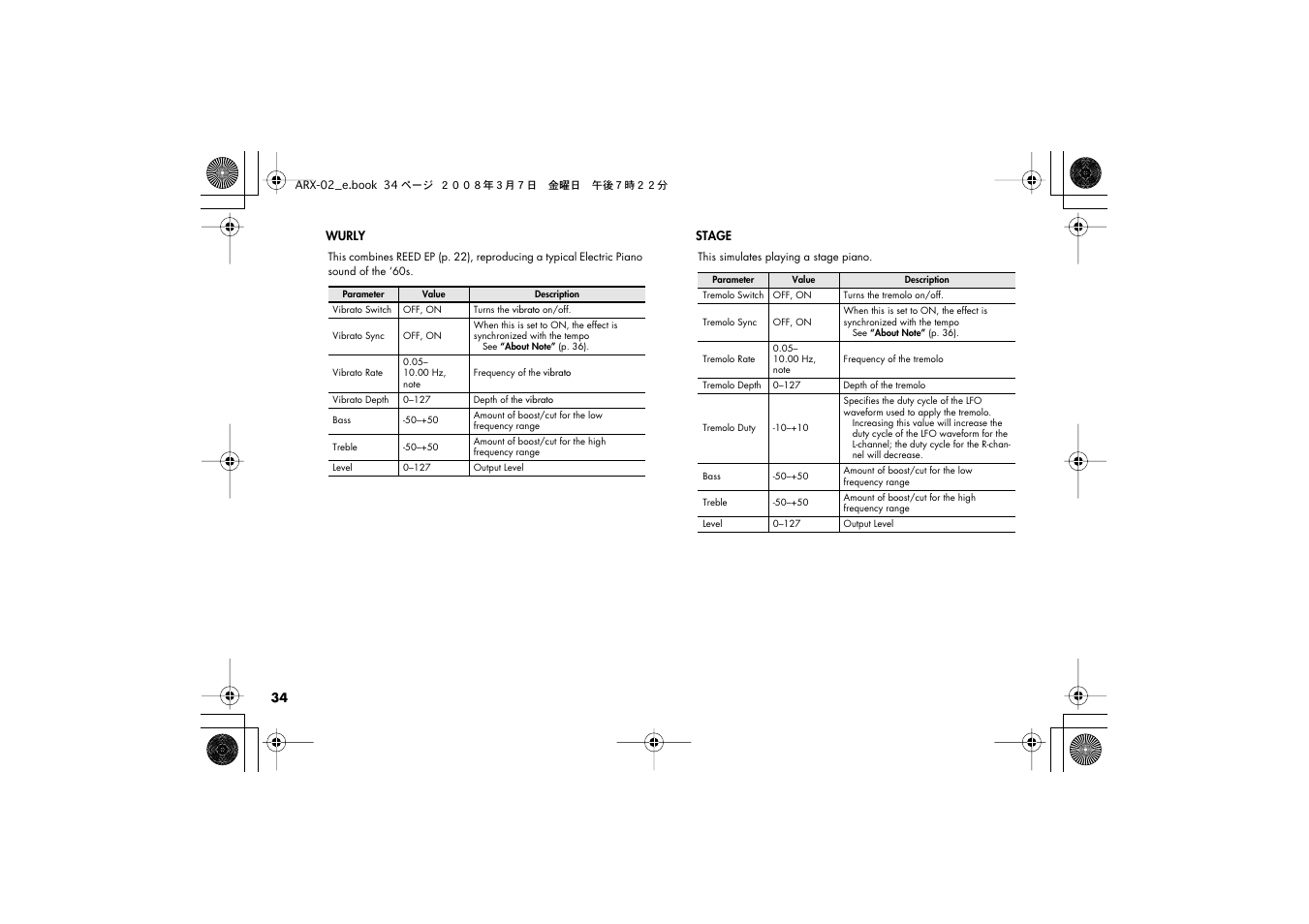 Roland fm/am radio User Manual | Page 34 / 84