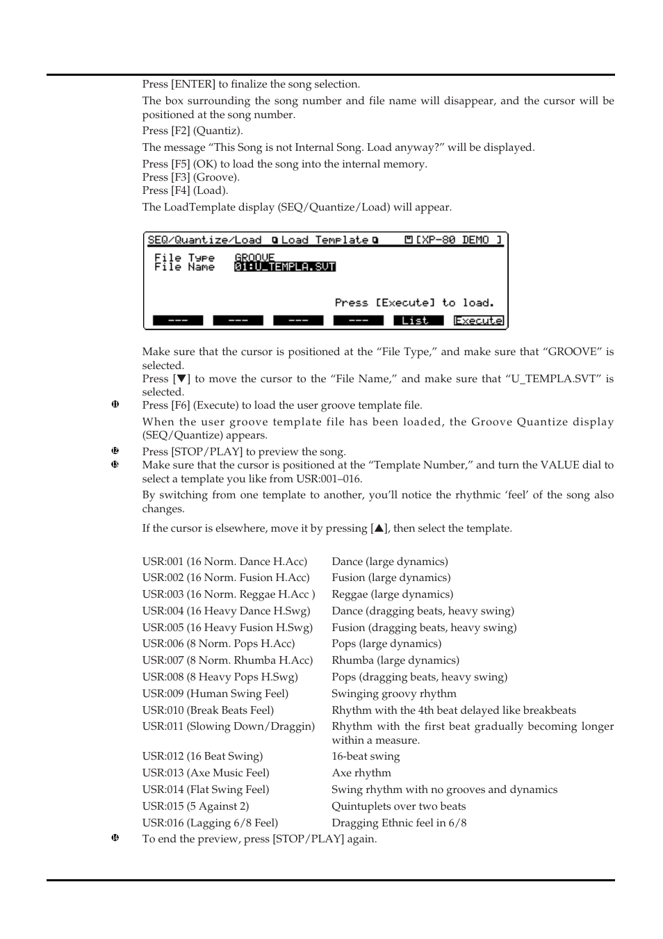 Roland XP-80 User Manual | Page 19 / 36