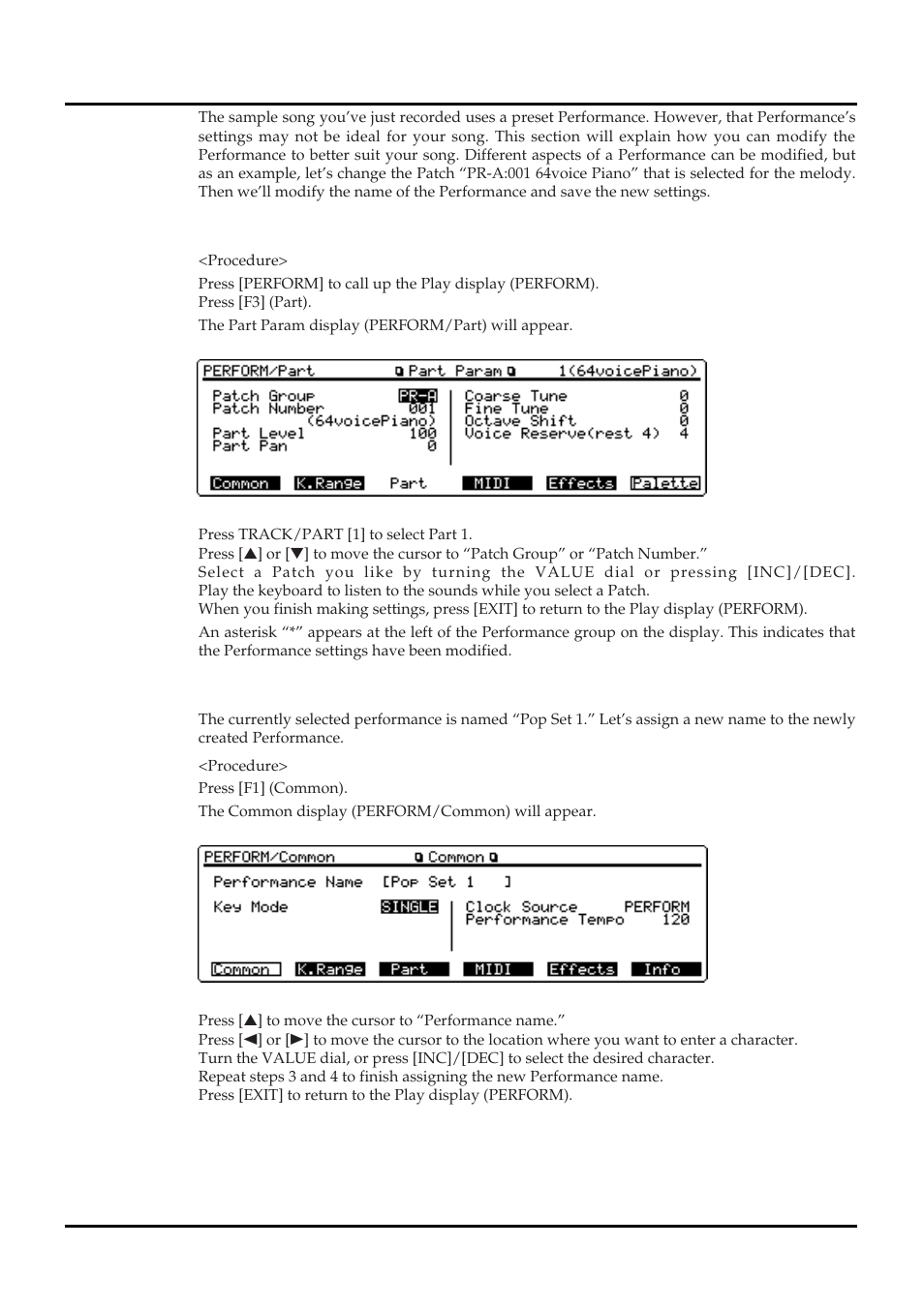 Create an appropriate performance for the song | Roland XP-80 User Manual | Page 29 / 36