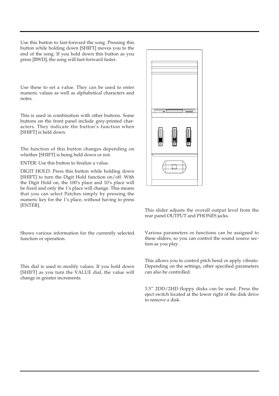 Side panel | Roland XP-80 User Manual | Page 4 / 36