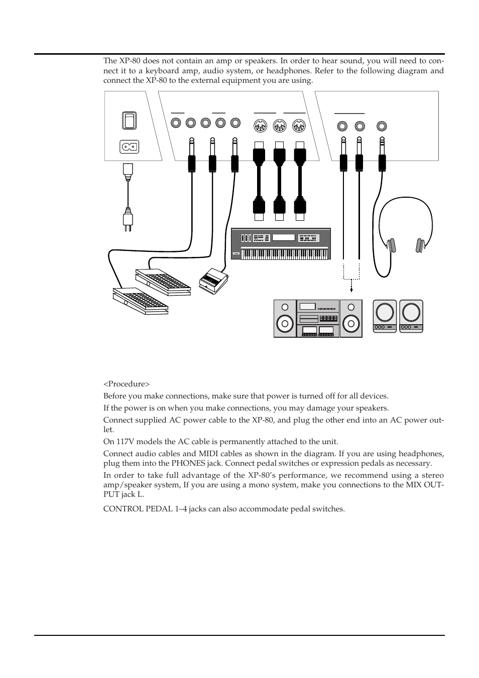 Connect your xp-80 | Roland XP-80 User Manual | Page 6 / 36