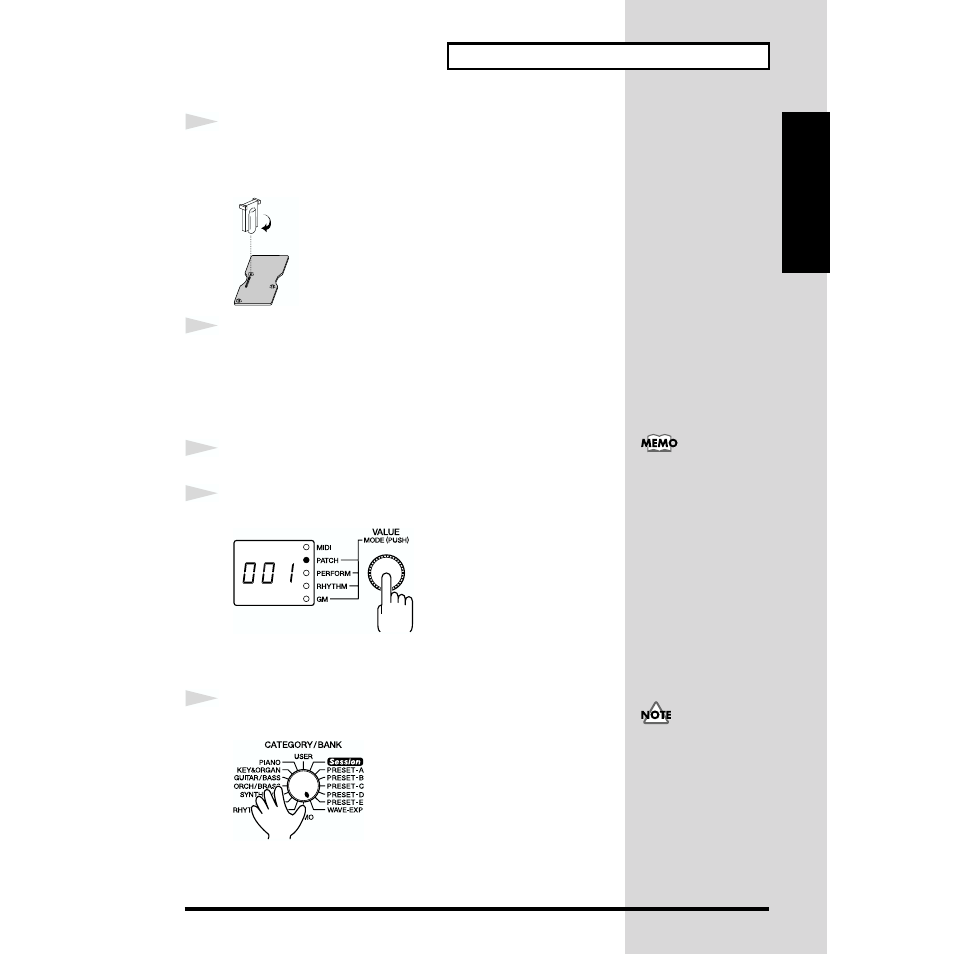 Roland JV-1010 User Manual | Page 17 / 96
