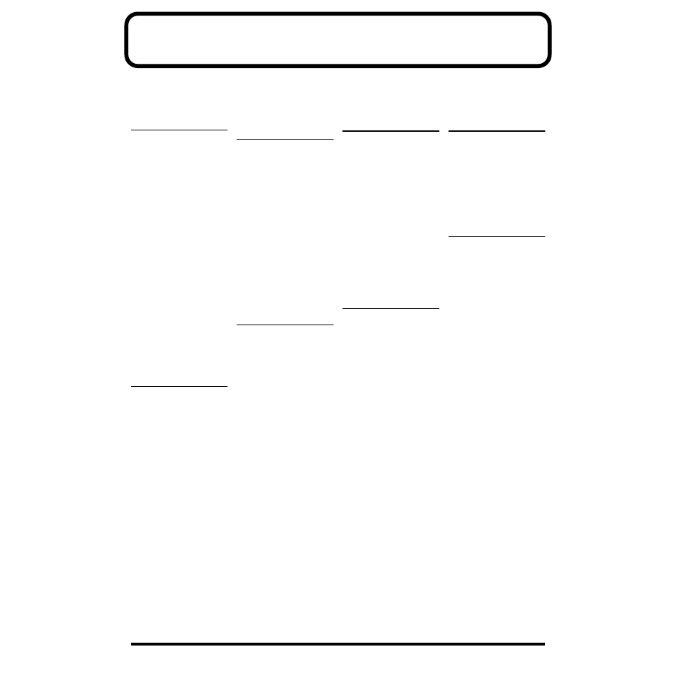 Patch category list | Roland JV-1010 User Manual | Page 58 / 96