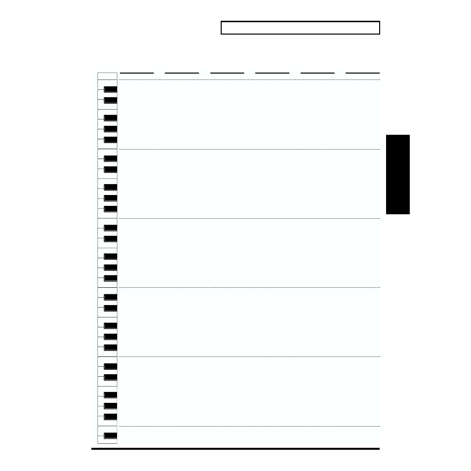 65 rhythm set list appendices | Roland JV-1010 User Manual | Page 65 / 96