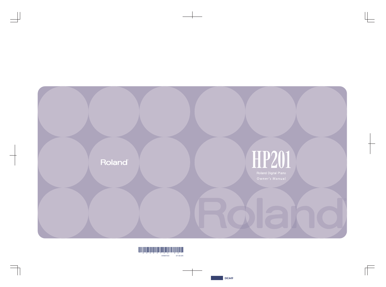 Roland HP-201 User Manual | 52 pages