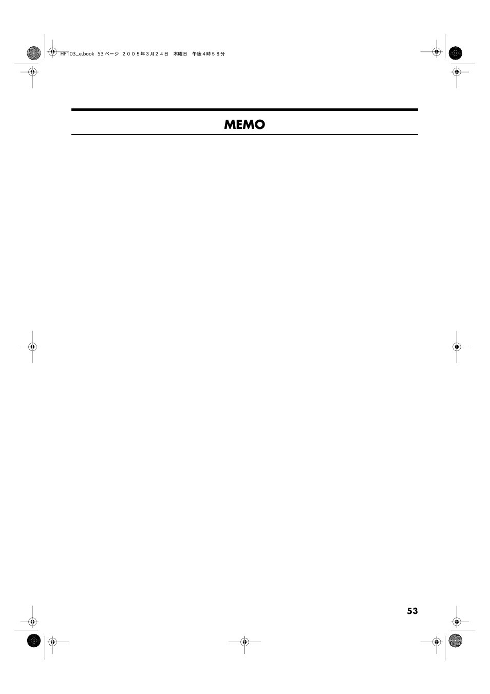 Roland HP103 User Manual | Page 53 / 56