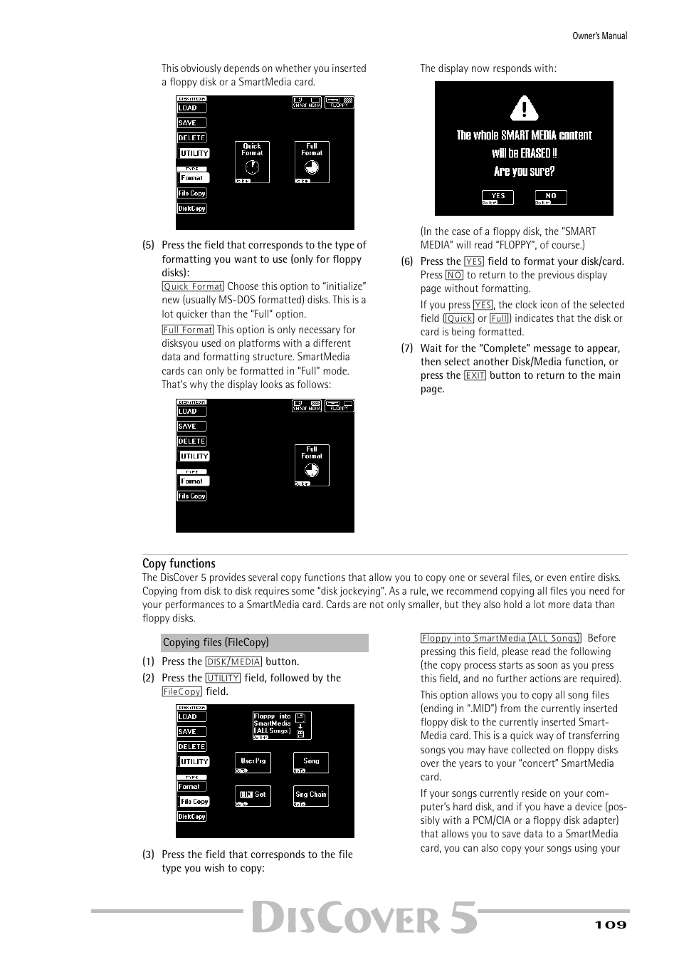 Roland PAINO DISCOVER5 User Manual | Page 111 / 124