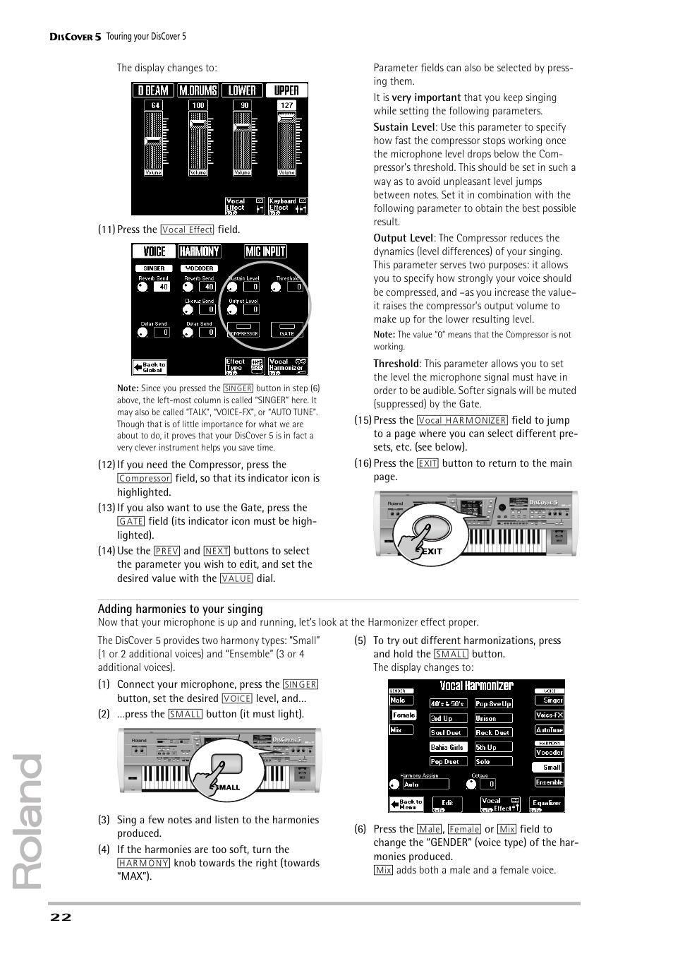 Roland PAINO DISCOVER5 User Manual | Page 24 / 124