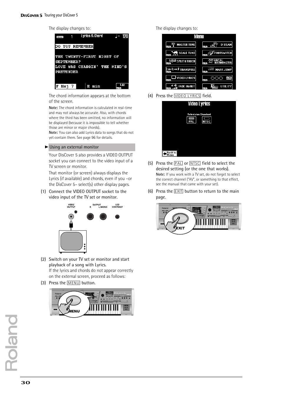 Roland PAINO DISCOVER5 User Manual | Page 32 / 124