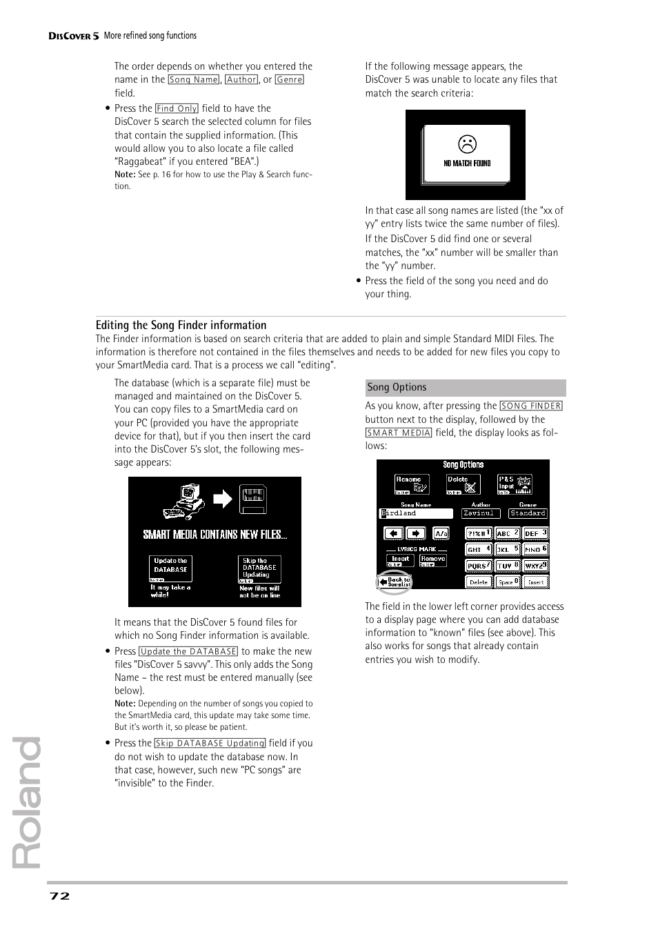 Roland PAINO DISCOVER5 User Manual | Page 74 / 124